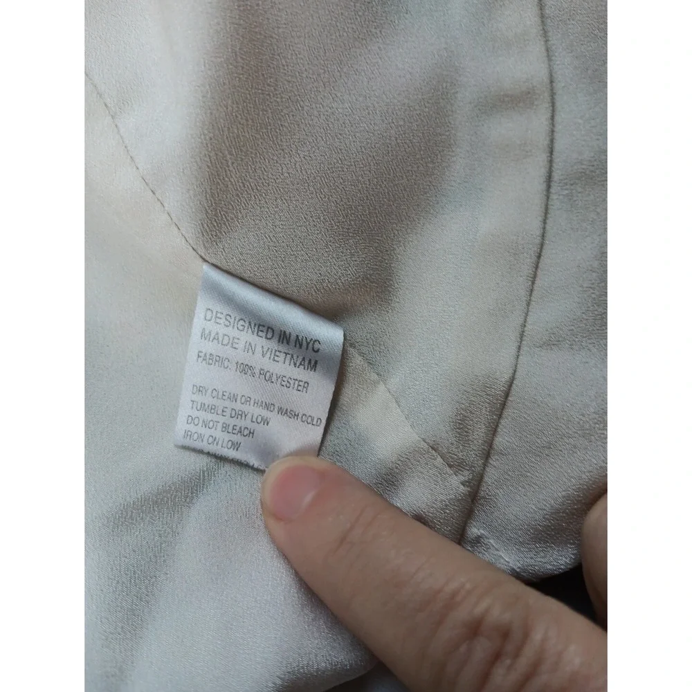 Yumi Kim True Wrap Dress XS High Low‎ Ruffle Midi Romantic Bridal Shower Girly - Picture 10 of 11